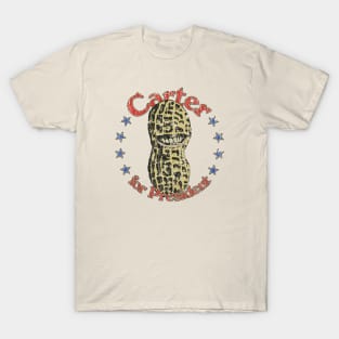 Carter For President Smiling Peanut 1976 T-Shirt